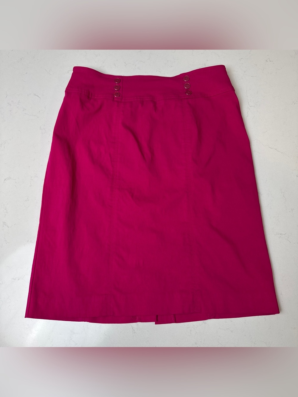 Reitmans Bright Fuchsia A-Line Skirt
